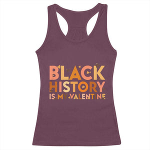 Black History Is My Valentine Racerback Tank Top African American Women Pride TS12 Maroon Print Your Wear