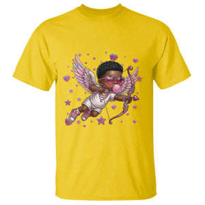 Cute Black Cupid T Shirt African American Valentines Day Gift TS12 Daisy Print Your Wear