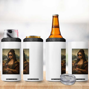 Black Mona Lisa African American 4 in 1 Can Cooler Tumbler Black History Month TS12 Print Your Wear