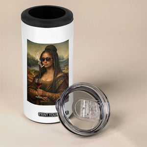 Black Mona Lisa African American 4 in 1 Can Cooler Tumbler Black History Month TS12 Print Your Wear