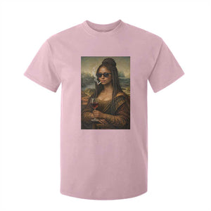Black Mona Lisa African American T Shirt For Kid Black History Month TS12 Light Pink Print Your Wear