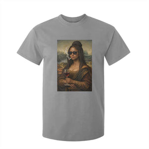 Black Mona Lisa African American T Shirt For Kid Black History Month TS12 Sport Gray Print Your Wear