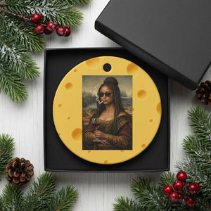 Black Mona Lisa African American Ceramic Ornament Black History Month TS12 1pc Yellow Cheese Print Your Wear