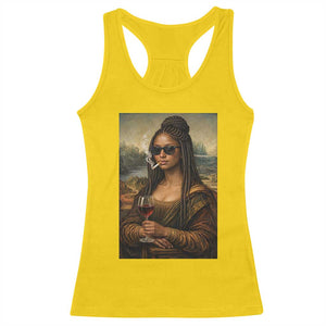 Black Mona Lisa African American Racerback Tank Top Black History Month TS12 Daisy Print Your Wear