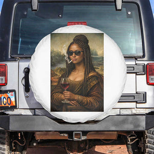 Black Mona Lisa African American Spare Tire Cover Black History Month TS12 No hole Black Print Your Wear