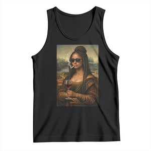 Black Mona Lisa African American Tank Top Black History Month TS12 Black Print Your Wear