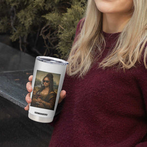 Black Mona Lisa African American Tumbler Cup Black History Month TS12 Print Your Wear