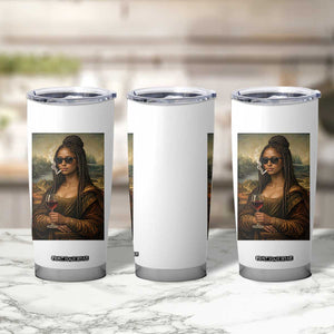 Black Mona Lisa African American Tumbler Cup Black History Month TS12 Print Your Wear