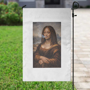 Funny Black Mona Lisa Garden Flag African American Pride TS12 Print Your Wear
