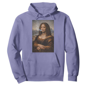 Funny Black Mona Lisa Hoodie African American Pride TS12 Violet Print Your Wear