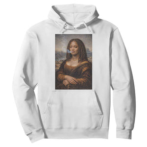 Funny Black Mona Lisa Hoodie African American Pride TS12 White Print Your Wear