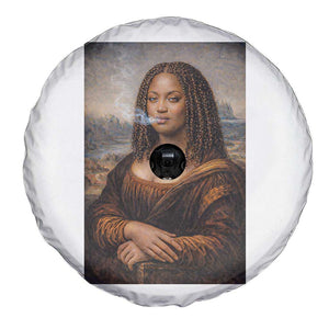 Funny Black Mona Lisa Spare Tire Cover African American Pride TS12 Print Your Wear