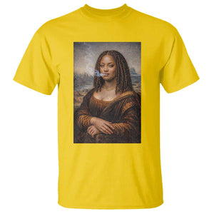 Funny Black Mona Lisa T Shirt African American Pride TS12 Daisy Print Your Wear