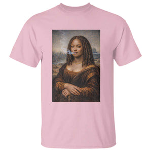 Funny Black Mona Lisa T Shirt African American Pride TS12 Light Pink Print Your Wear
