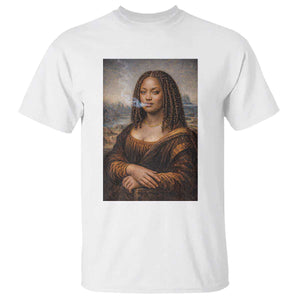 Funny Black Mona Lisa T Shirt African American Pride TS12 White Print Your Wear
