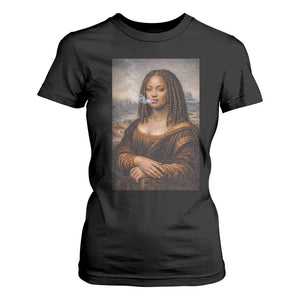 Funny Black Mona Lisa T Shirt For Women African American Pride TS12 Black Print Your Wear