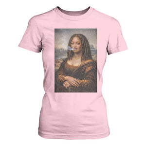Funny Black Mona Lisa T Shirt For Women African American Pride TS12 Light Pink Print Your Wear