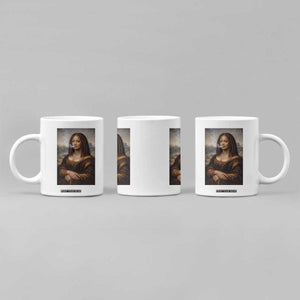 Funny Black Mona Lisa Coffee Mug African American Pride TS12 Print Your Wear