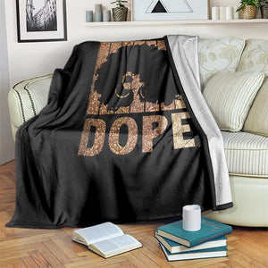 Melanin Queen Glitter Print Throw Blanket Unapologetically Dope TS12 Print Your Wear