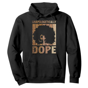 Melanin Queen Glitter Print Hoodie Unapologetically Dope - Print Your Wear