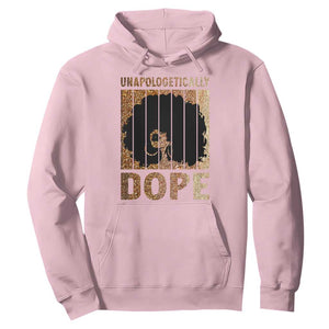 Melanin Queen Glitter Print Hoodie Unapologetically Dope TS12 Light Pink Print Your Wear