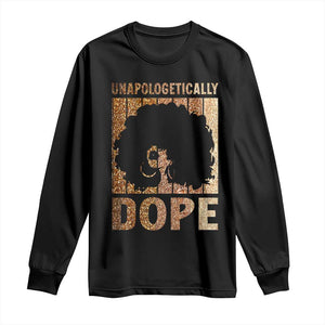 Melanin Queen Glitter Print Long Sleeve Shirt Unapologetically Dope TS12 Black Print Your Wear