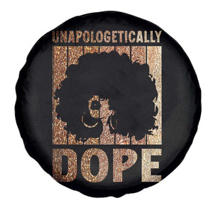 Melanin Queen Glitter Print Spare Tire Cover Unapologetically Dope TS12 Print Your Wear