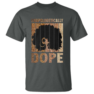 Melanin Queen Glitter Print T Shirt Unapologetically Dope TS12 Dark Heather Print Your Wear