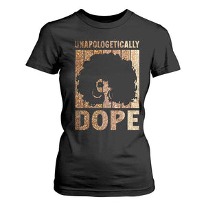 Melanin Queen Glitter Print T Shirt For Women Unapologetically Dope TS12 Black Print Your Wear