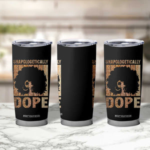 Melanin Queen Glitter Print Tumbler Cup Unapologetically Dope TS12 Print Your Wear
