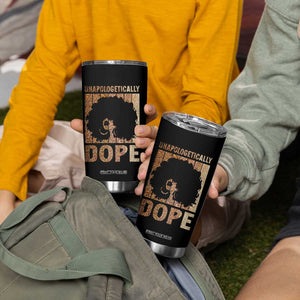 Melanin Queen Glitter Print Tumbler Cup Unapologetically Dope TS12 Print Your Wear