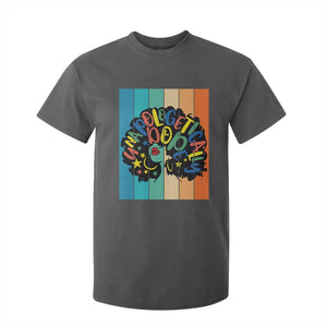 Black Girl Magic Pride T Shirt For Kid Unapologetically Dope Retro Sunset TS12 Dark Heather Print Your Wear