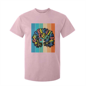 Black Girl Magic Pride T Shirt For Kid Unapologetically Dope Retro Sunset TS12 Light Pink Print Your Wear