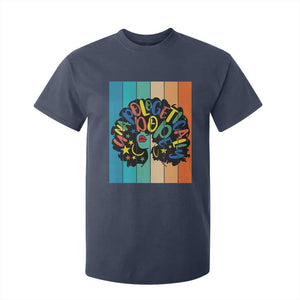 Black Girl Magic Pride T Shirt For Kid Unapologetically Dope Retro Sunset TS12 Navy Print Your Wear