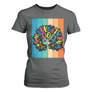 Black Girl Magic Pride T Shirt For Women Unapologetically Dope Retro Sunset TS12 Dark Heather Print Your Wear