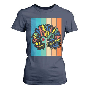 Black Girl Magic Pride T Shirt For Women Unapologetically Dope Retro Sunset TS12 Navy Print Your Wear