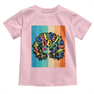 Black Girl Magic Pride Toddler T Shirt Unapologetically Dope Retro Sunset TS12 Light Pink Print Your Wear