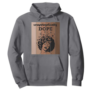 Inspirational Black Women Gift Hoodie Unapologetically Dope TS12 Charcoal Print Your Wear