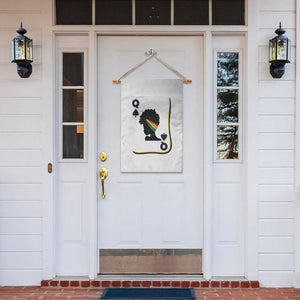 Black Woman Gift Garden Flag Melanin Queen Card TS12 Print Your Wear