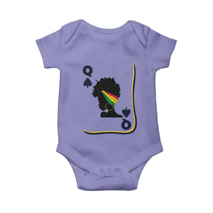 Black Woman Gift Baby Onesie Melanin Queen Card TS12 Violet Print Your Wear