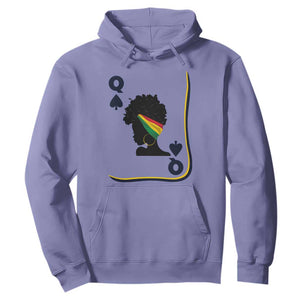 Black Woman Gift Hoodie Melanin Queen Card TS12 Violet Print Your Wear