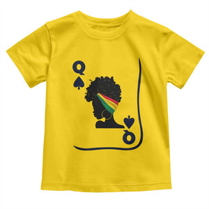 Black Woman Gift Toddler T Shirt Melanin Queen Card TS12 Daisy Print Your Wear