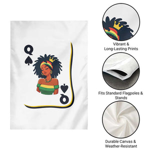 Queen Of Spades Black Girl Garden Flag African American Women Pride TS12 Print Your Wear