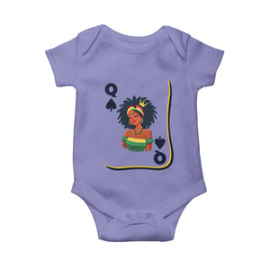 Queen Of Spades Black Girl Baby Onesie African American Women Pride TS12 Violet Print Your Wear