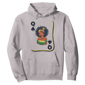 Queen Of Spades Black Girl Hoodie African American Women Pride TS12 Ice Gray Print Your Wear