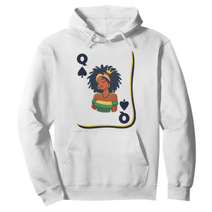 Queen Of Spades Black Girl Hoodie African American Women Pride TS12 White Print Your Wear