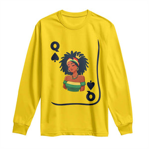 Queen Of Spades Black Girl Long Sleeve Shirt African American Women Pride TS12 Daisy Print Your Wear