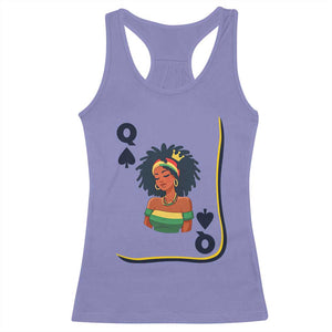Queen Of Spades Black Girl Racerback Tank Top African American Women Pride TS12 Violet Print Your Wear