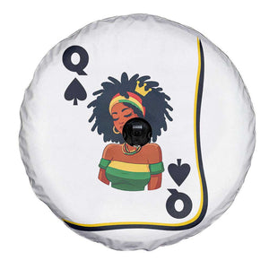 Queen Of Spades Black Girl Spare Tire Cover African American Women Pride TS12 Print Your Wear