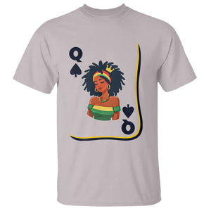 Queen Of Spades Black Girl T Shirt African American Women Pride TS12 Ice Gray Print Your Wear